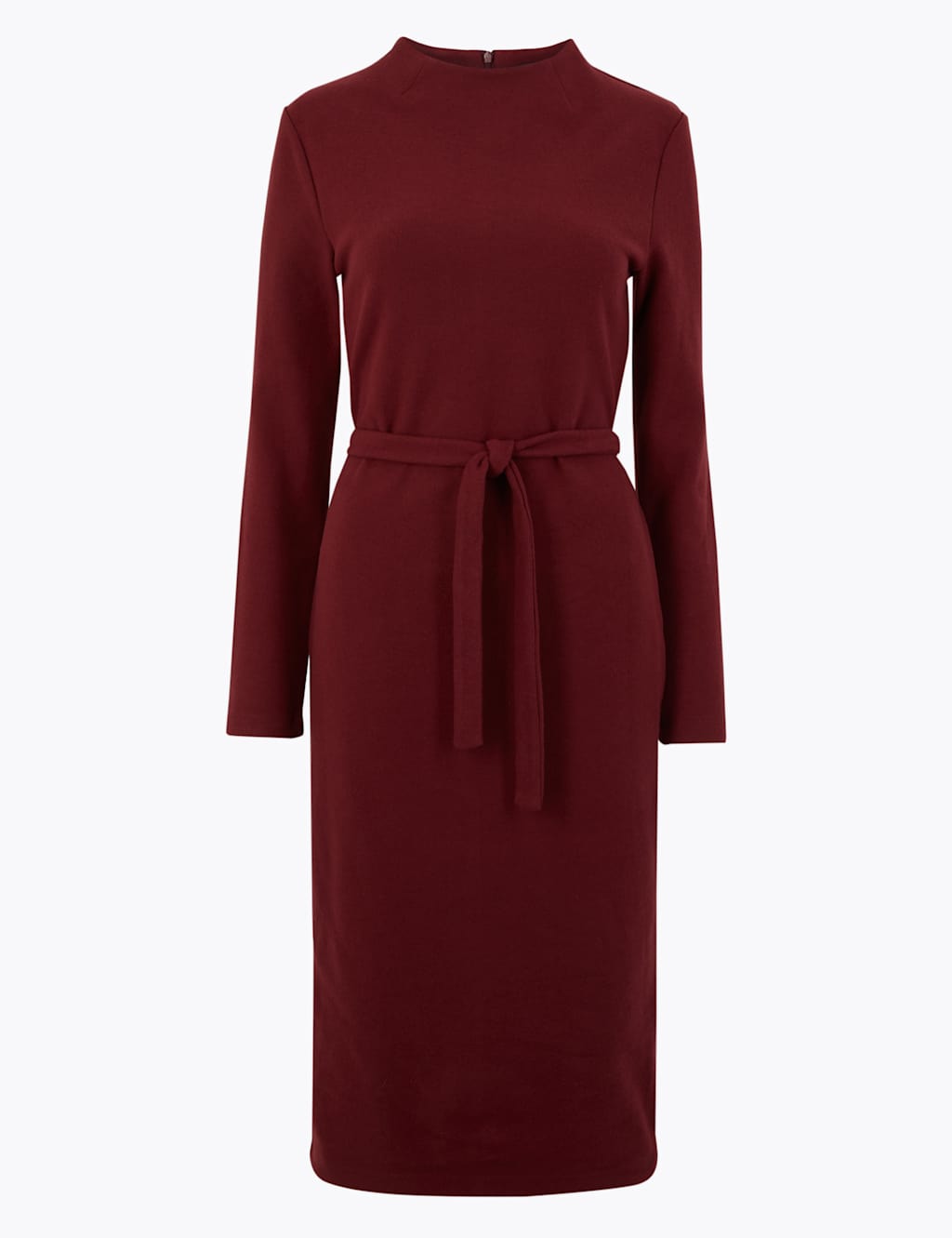 Belted Midi Shift Dress 2 of 4