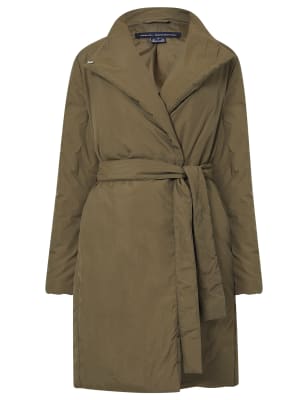 Belted Puffer Wrap Coat Image 2 of 4