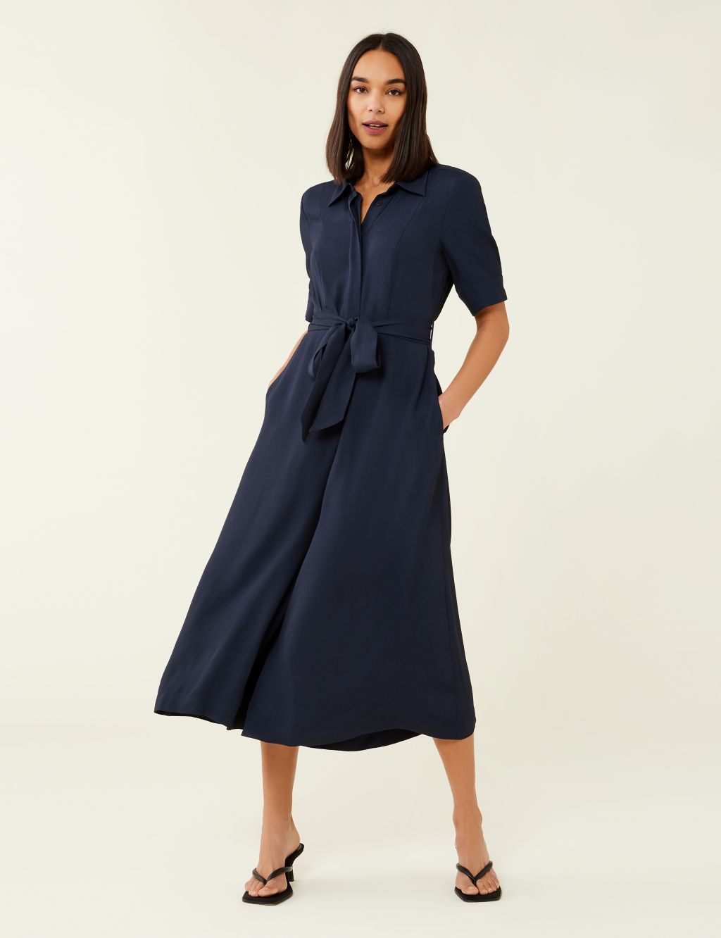 Belted Short Sleeve Jumpsuit | Finery London | M&S