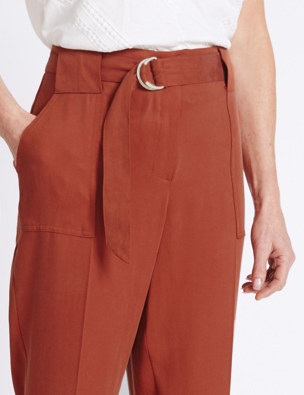Belted Straight Leg Trousers 5 of 6