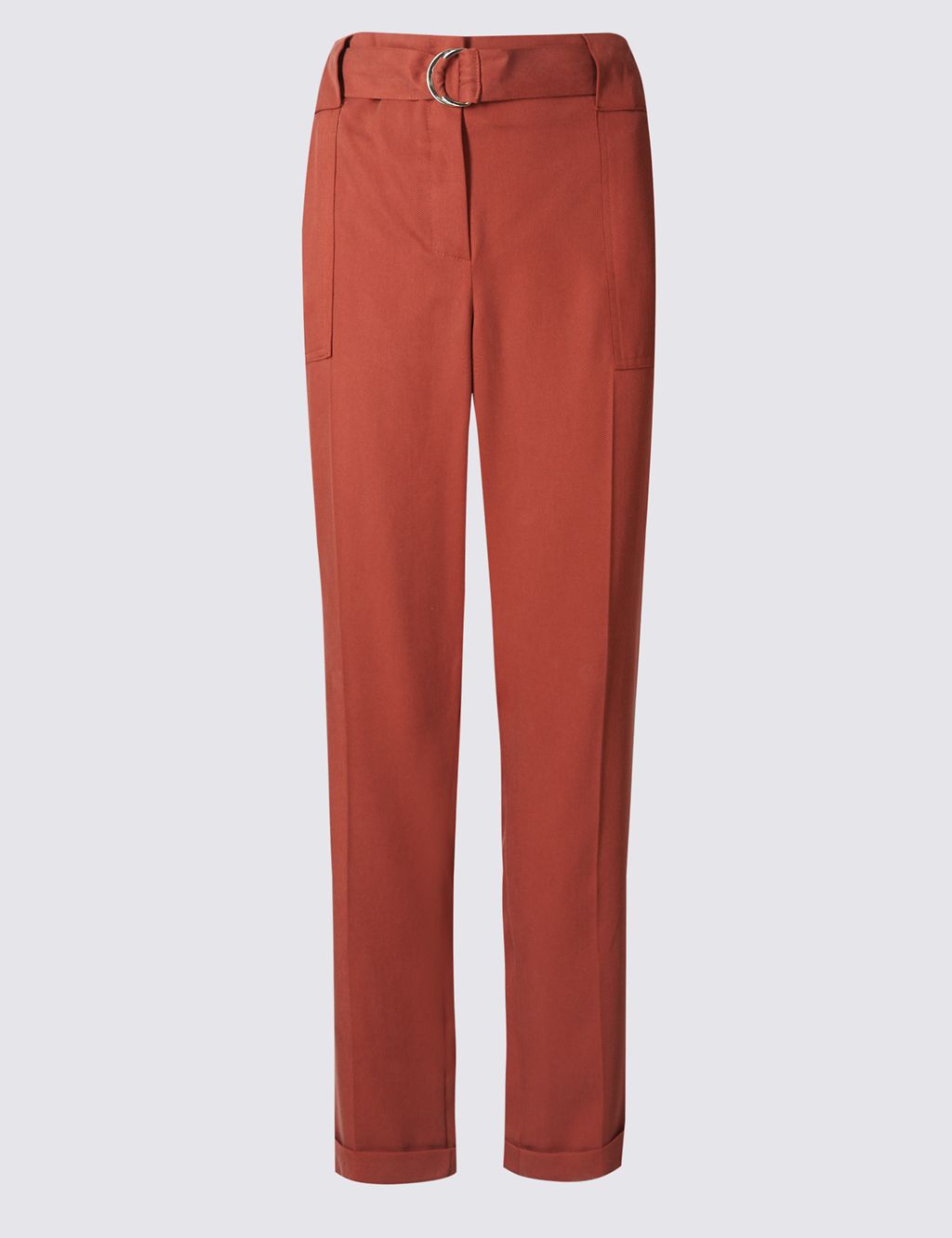 Belted Straight Leg Trousers 1 of 6