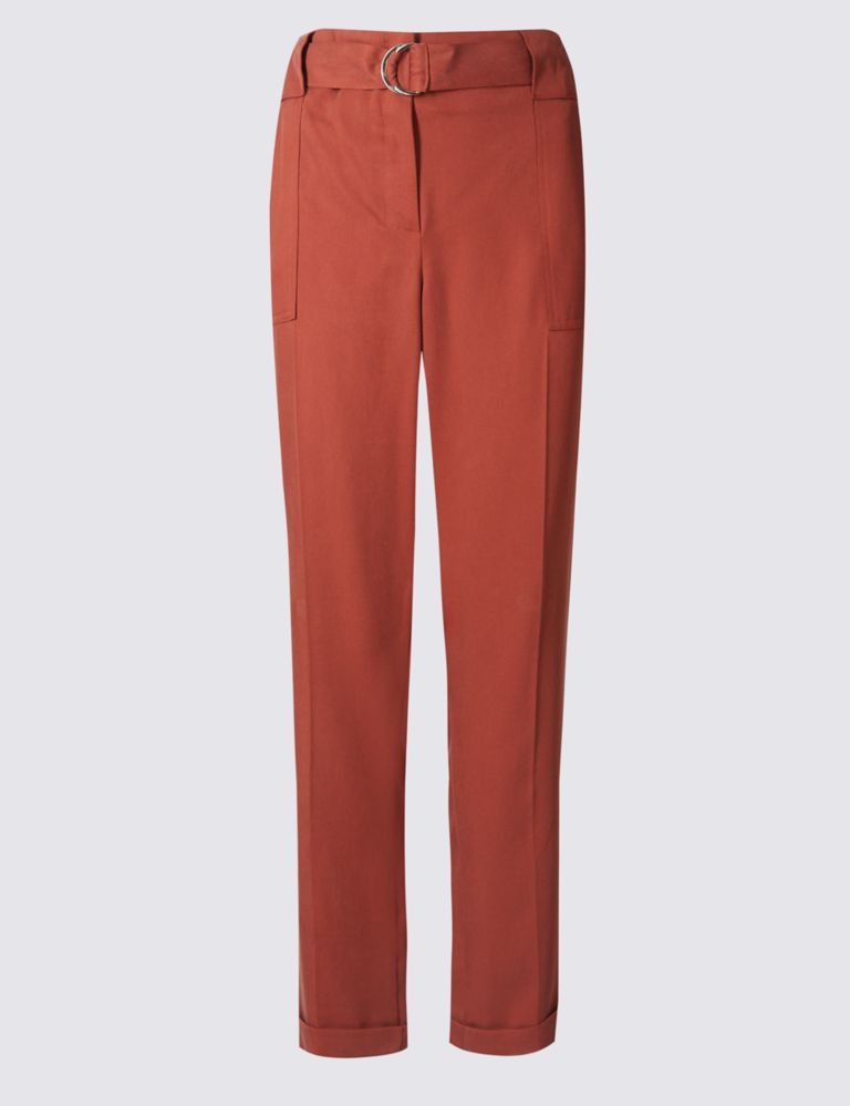 Belted Straight Leg Trousers 2 of 6