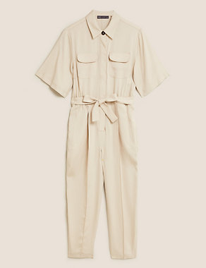 Belted Utility Jumpsuit Image 2 of 6