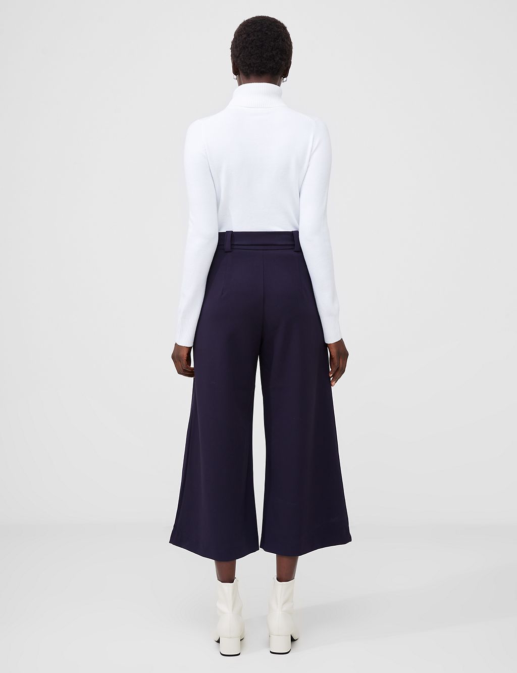 Belted Wide Leg Culottes 4 of 4