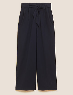 Belted Wide Leg Trousers Image 2 of 6