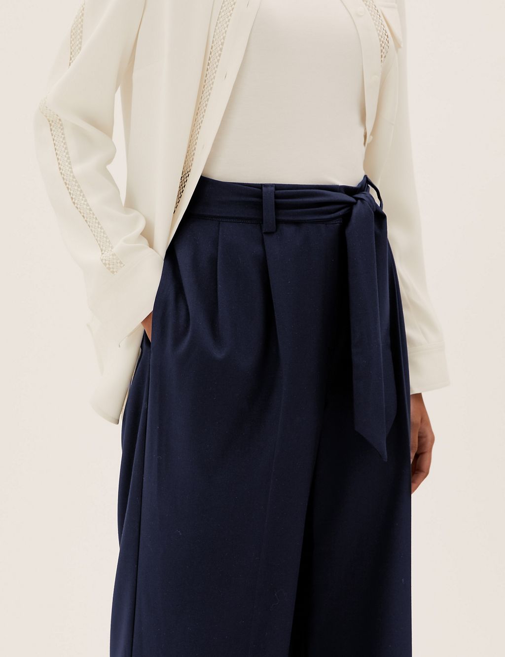 Belted Wide Leg Trousers 2 of 6