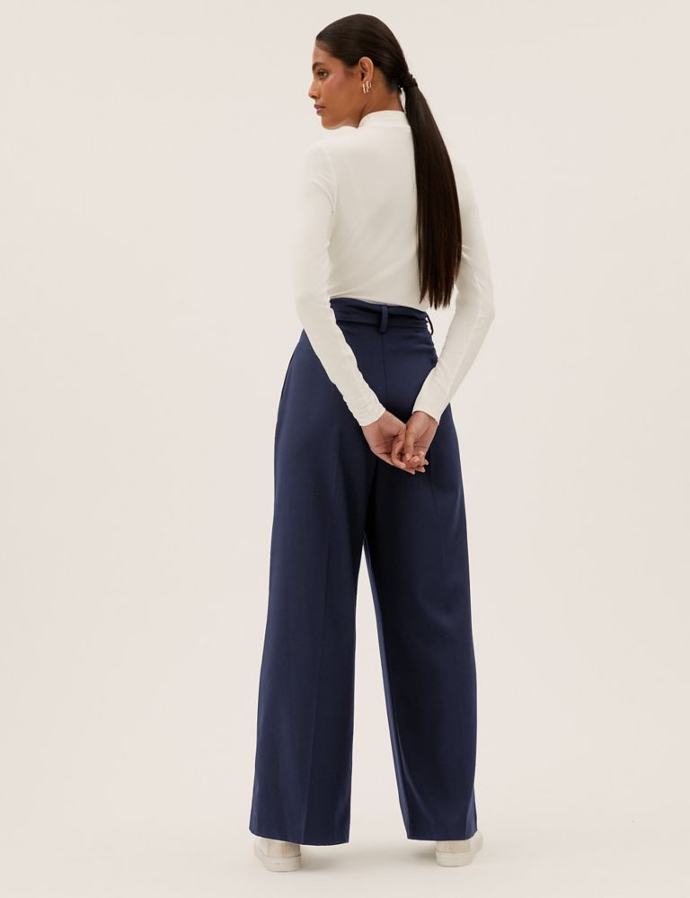 Belted Wide Leg Trousers 5 of 6