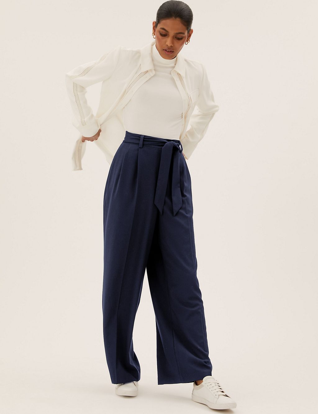 Belted Wide Leg Trousers 6 of 6