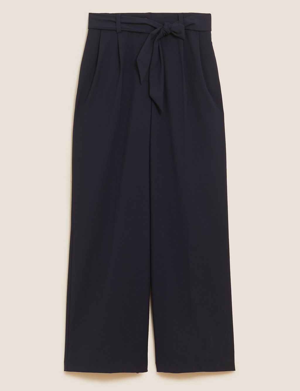 Belted Wide Leg Trousers 1 of 6