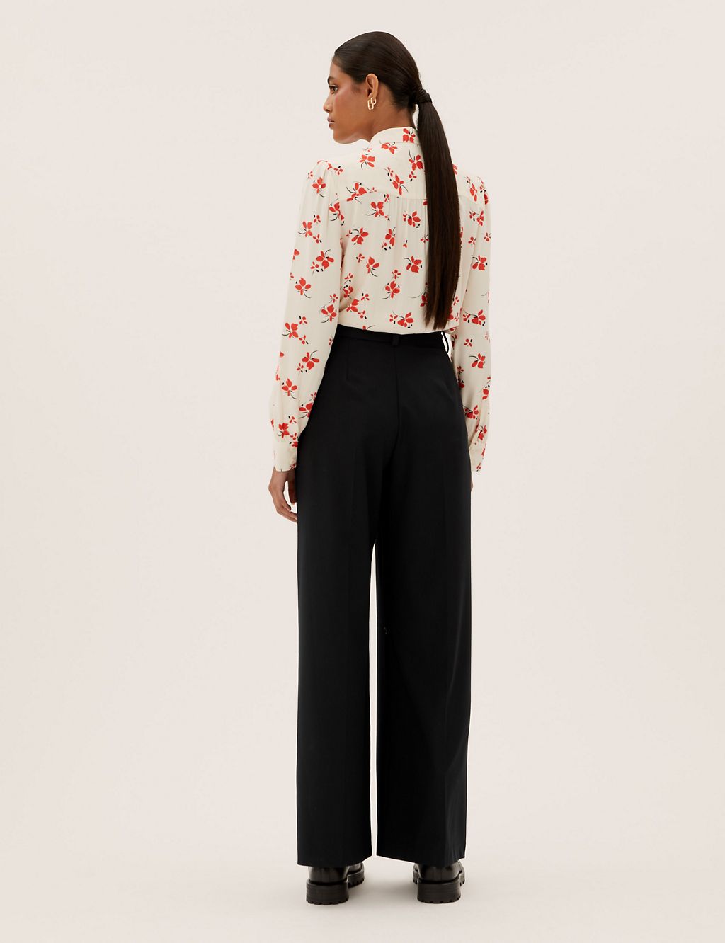 Belted Wide Leg Trousers 4 of 5
