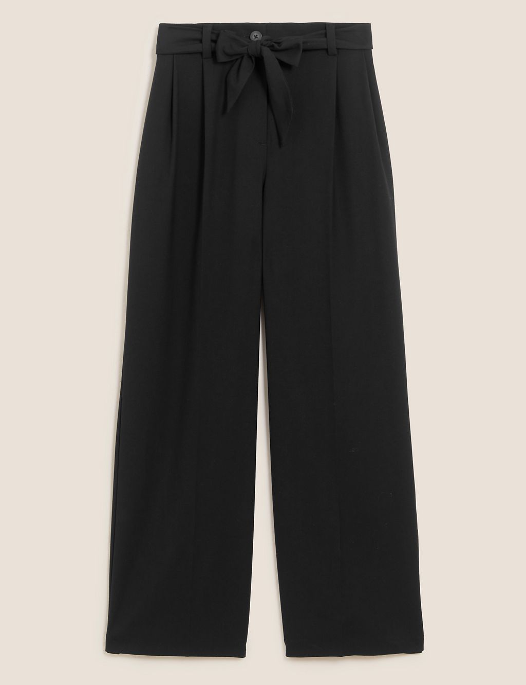 Belted Wide Leg Trousers 1 of 5