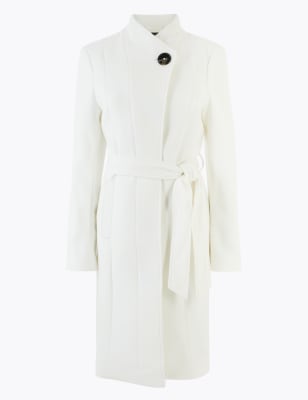 m&s wrap coat