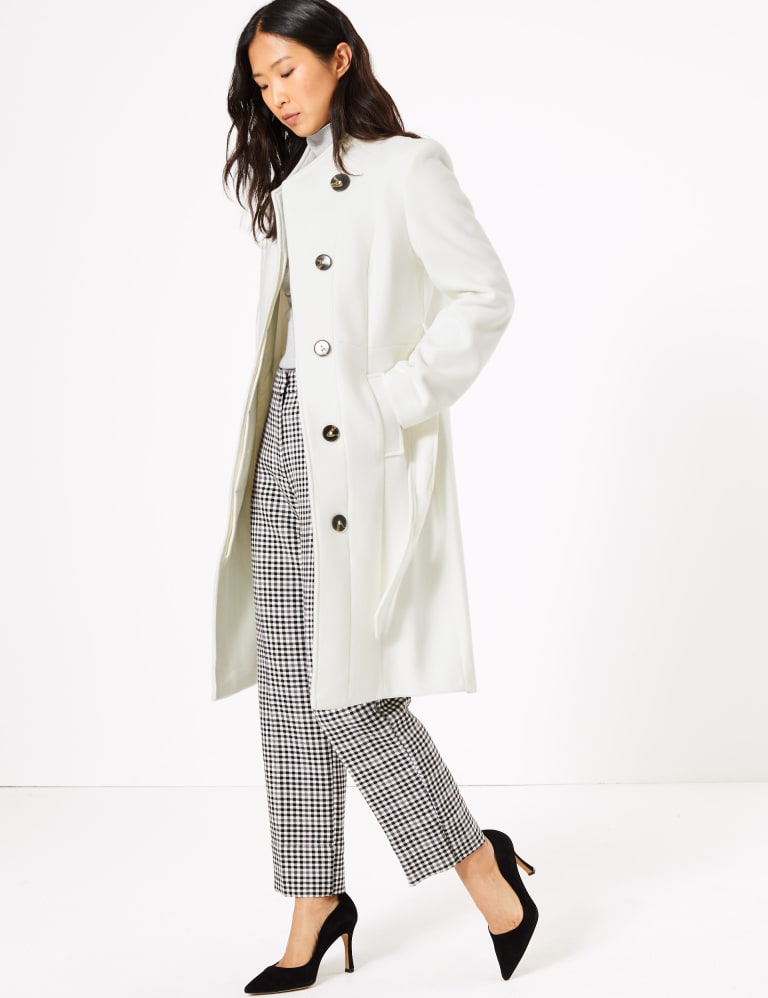 M&s wrap coat hotsell