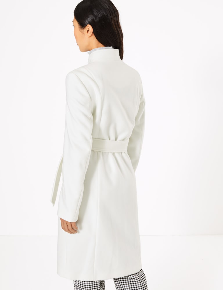 M&s wrap coat hotsell