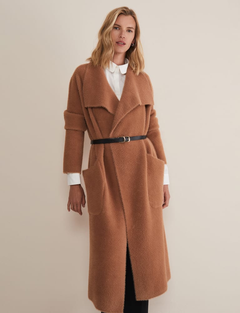 Belted wrap clearance coat zara