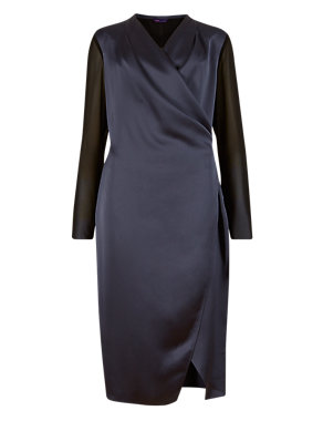 Belted Wrap Dress Image 2 of 3