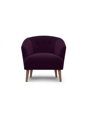 Benni Armchairs Savio Velvet Plum M S