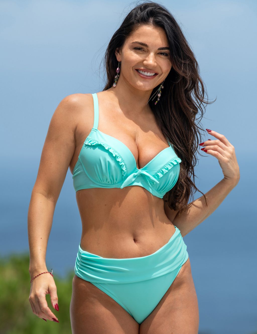 Bermuda Wired Padded Plunge Bikini Top 6 of 6
