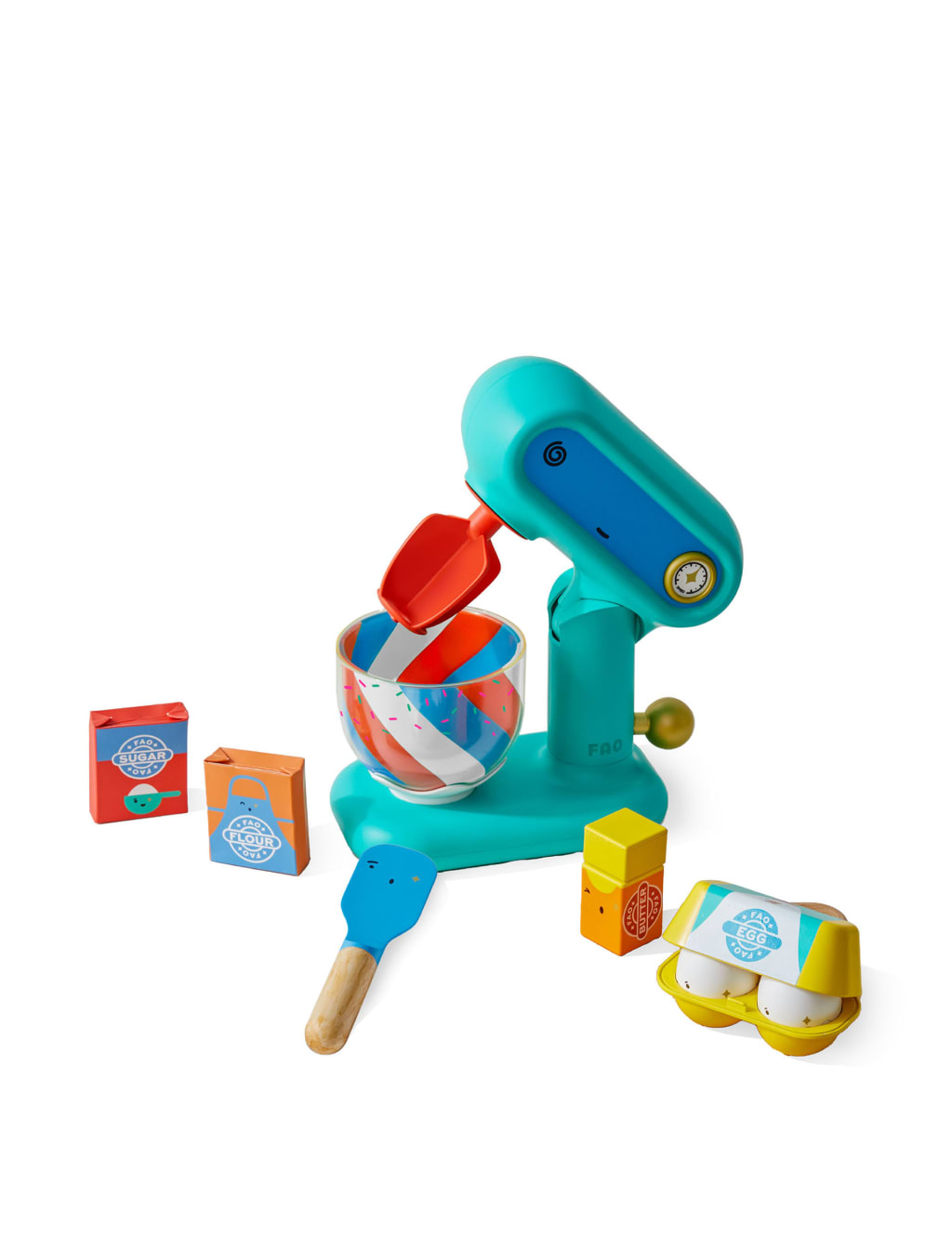 Best Baker Pretend Mixer Playset 3 Yrs FAO Schwarz M S