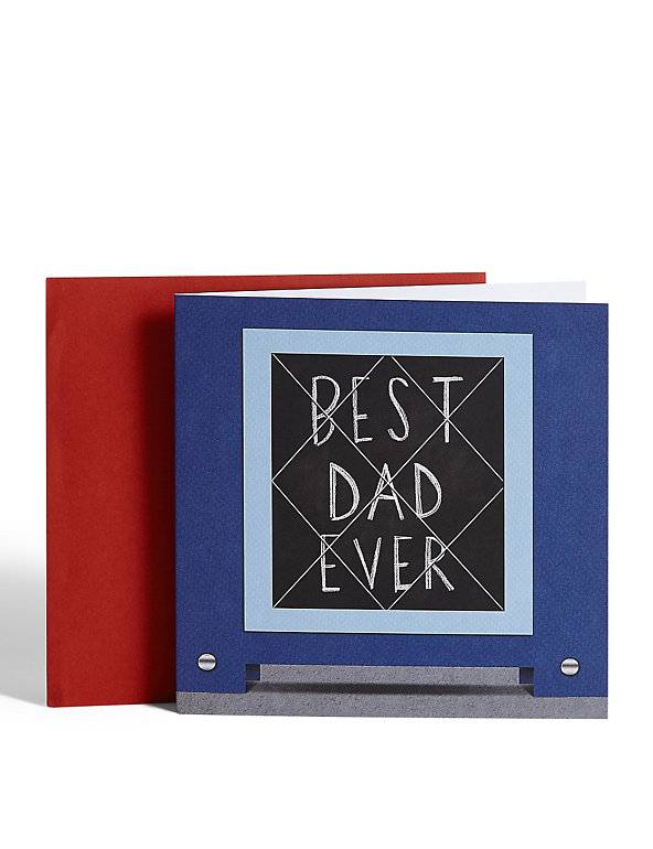 Best Dad Ever Father's Day Card Image 1 of 2