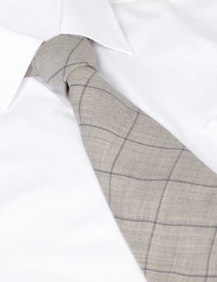 Best of British Large Grid Check Tie Image 1 of 1