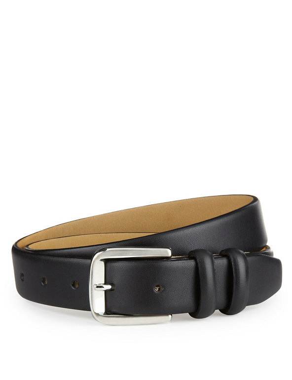 Best of British Luxury Leather Belt Image 1 of 2