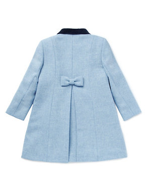 Best of British Pure Wool Dolly Coat (5-12 Years) | M&S