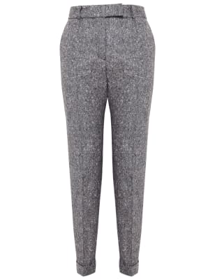 Wool sale tweed trousers