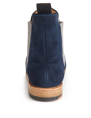 Best of British Suede Chelsea Boots Image 2 of 4