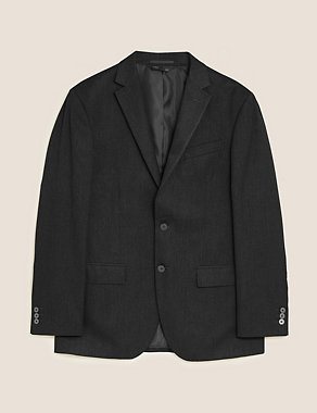 Big & Tall Black Regular Fit Suit Jacket Image 2 of 9