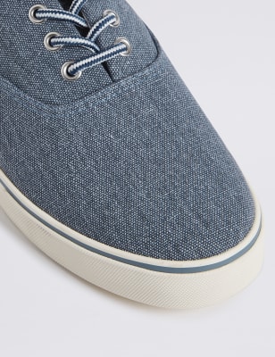 Mens extra best sale wide canvas shoes