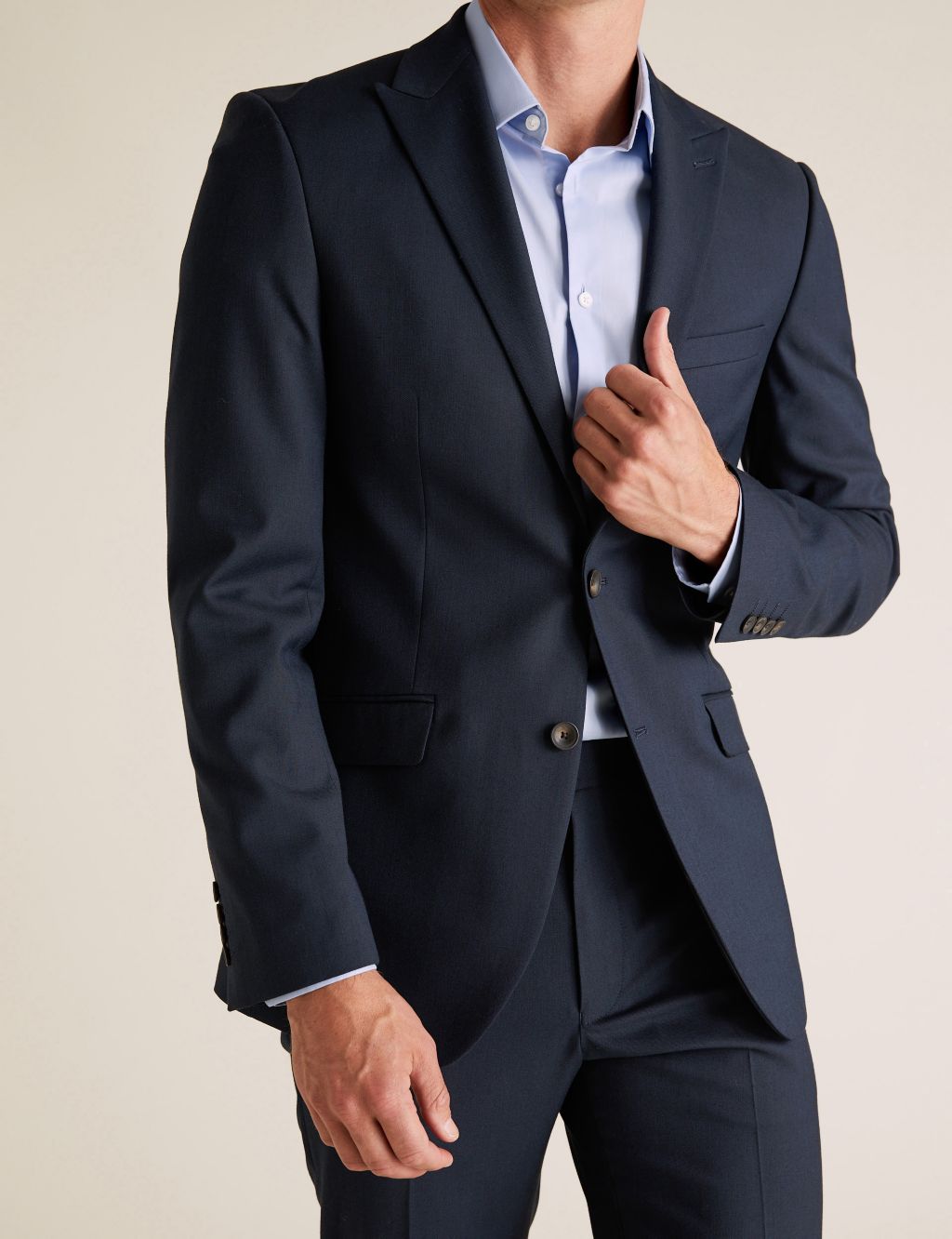Big & Tall Charcoal Tailored Fit Jacket | M&S Collection | M&S