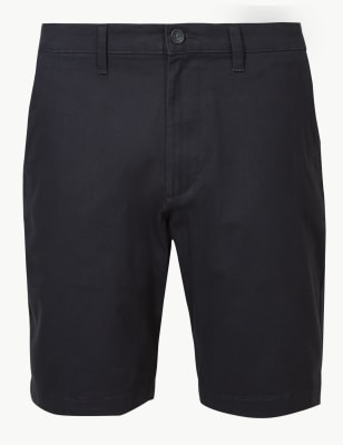 Big & Tall Cotton Chino Shorts with Stretch Image 2 of 4