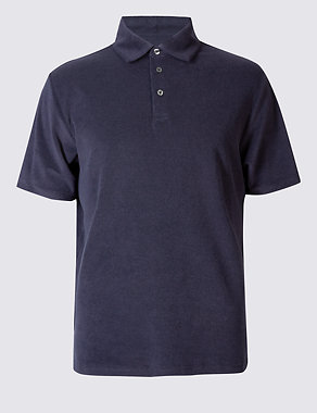 Big & Tall Cotton Rich Polo Shirt Image 2 of 3
