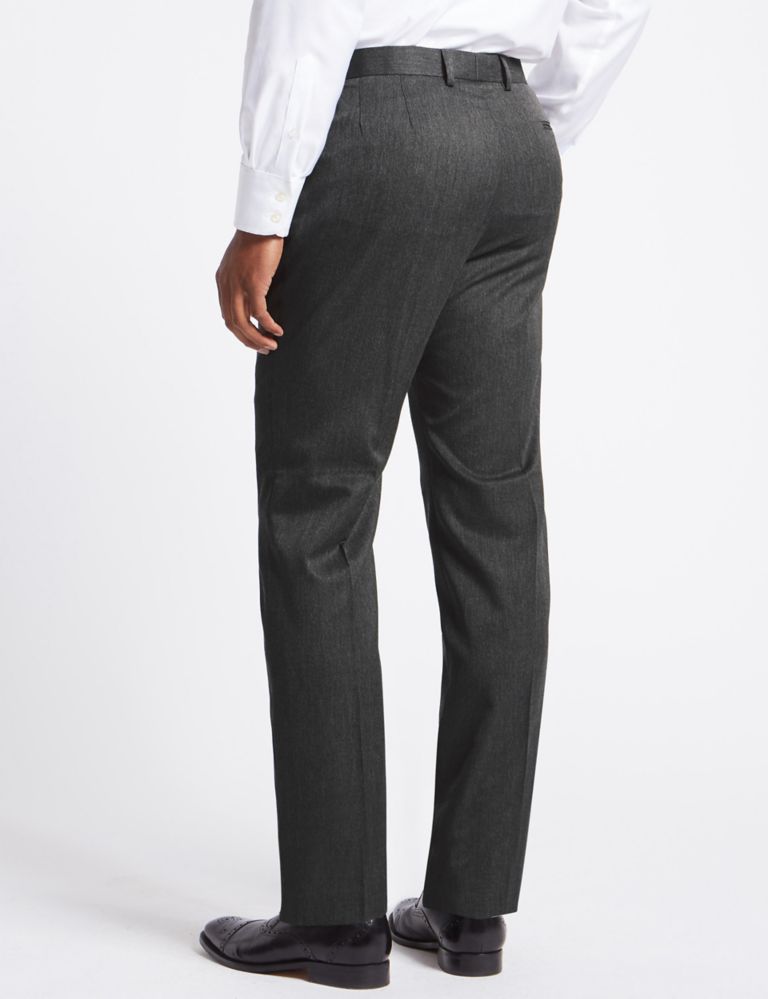 Big & Tall Grey Regular Fit Trousers 4 of 5