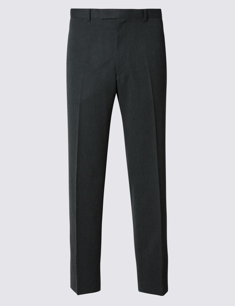 Big & Tall Grey Regular Fit Trousers 2 of 5