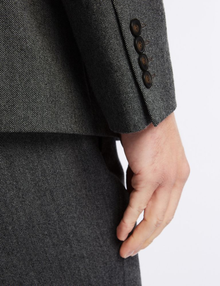 Big & Tall Grey Tailored Fit Jacket 6 of 9