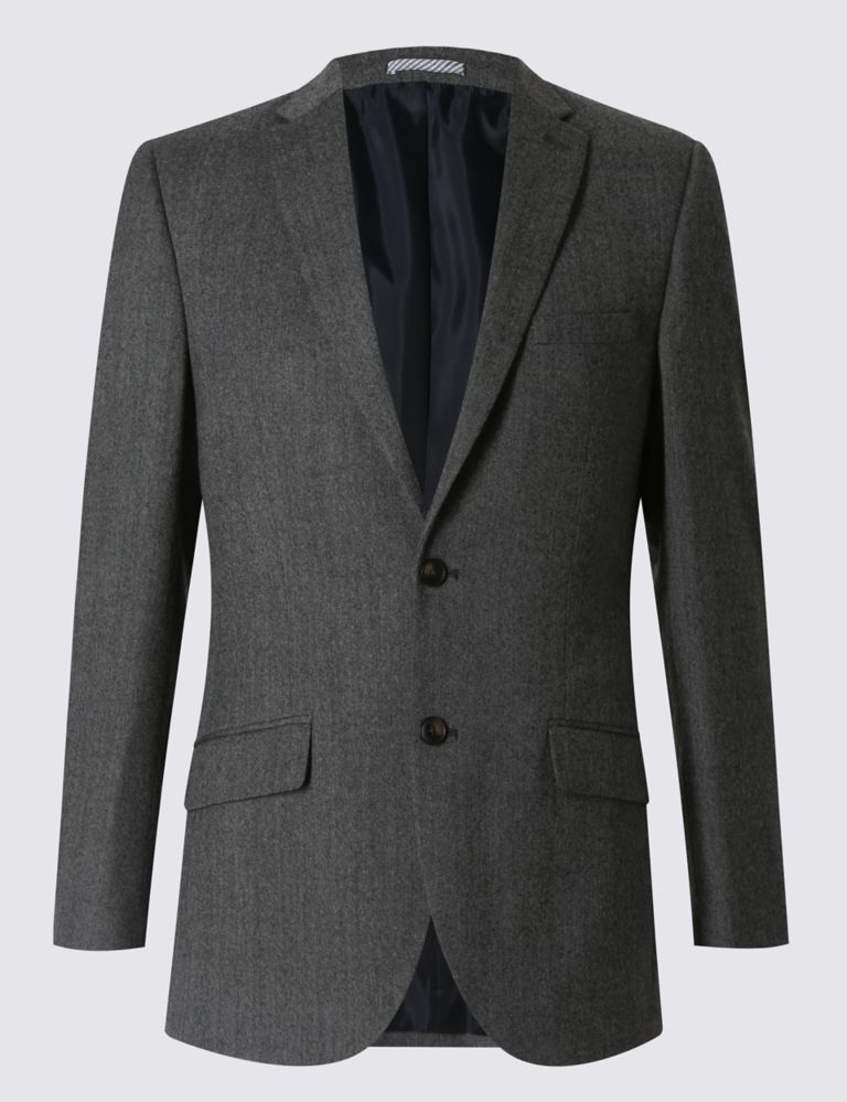 Big & Tall Grey Tailored Fit Jacket 2 of 9