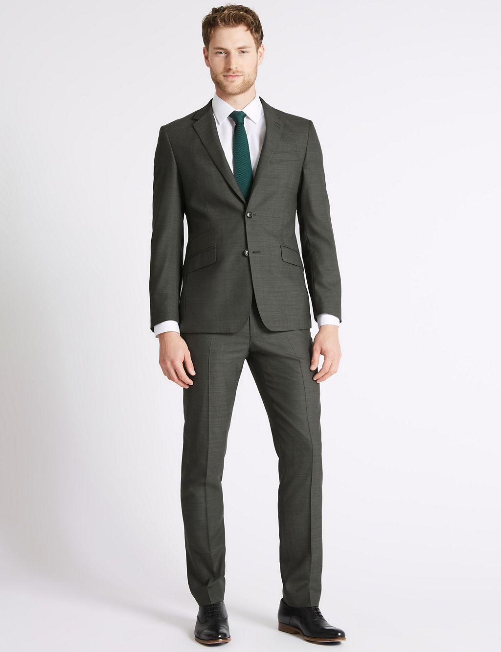 Big & Tall Grey Tailored Fit Jacket 3 of 9