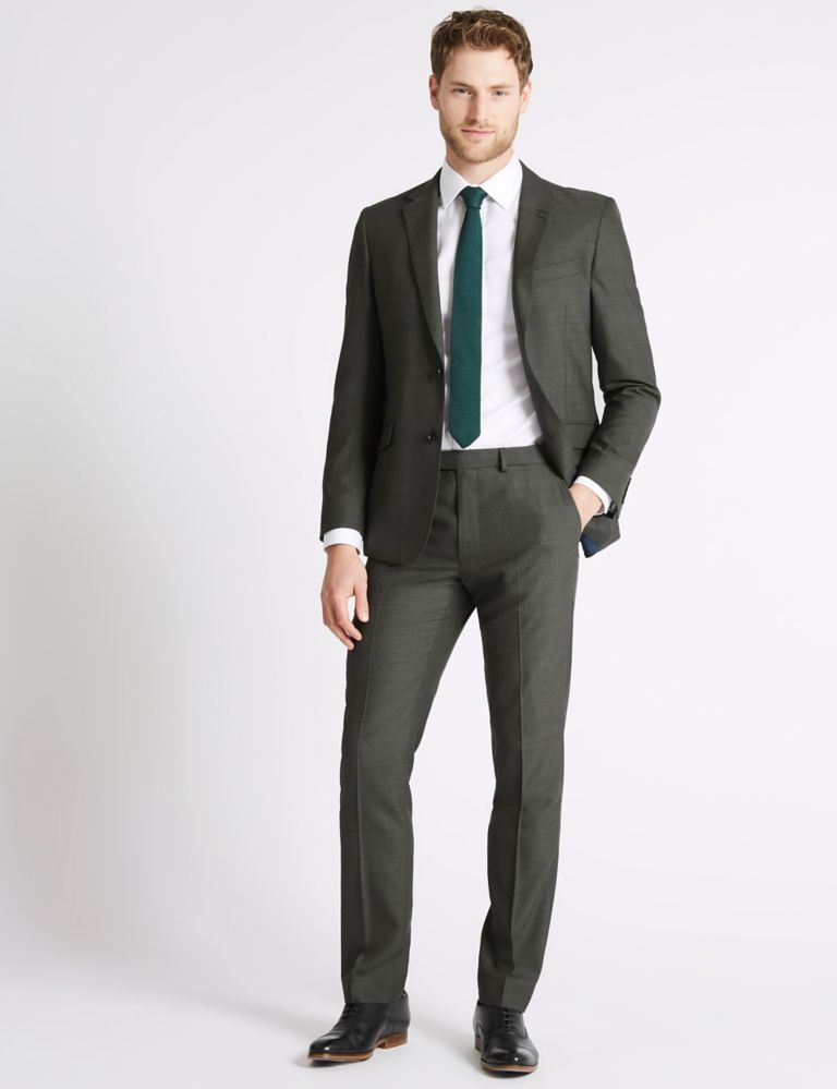 Big & Tall Grey Tailored Fit Jacket 3 of 9
