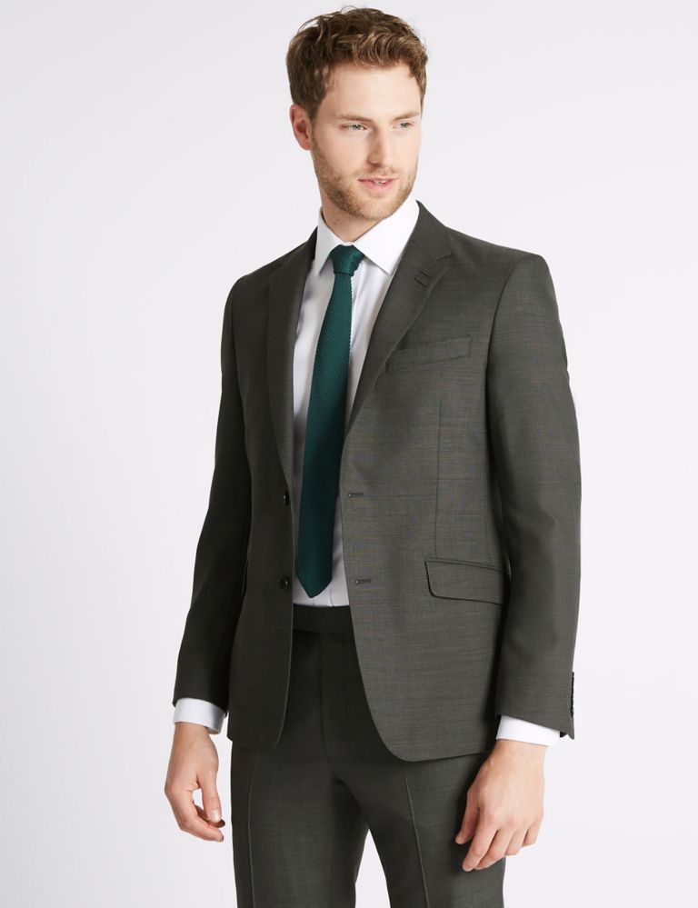 Big & Tall Grey Tailored Fit Jacket 4 of 9