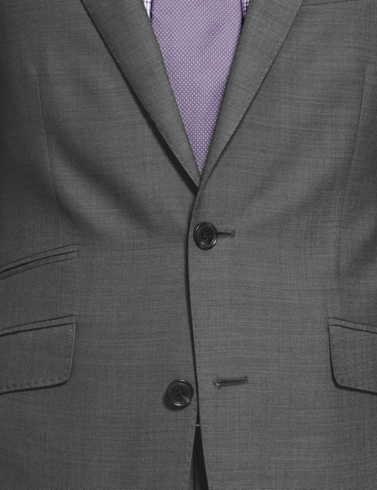 Big & Tall Grey Tailored Fit Jacket 7 of 9