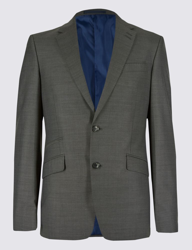 Big & Tall Grey Tailored Fit Jacket 2 of 9