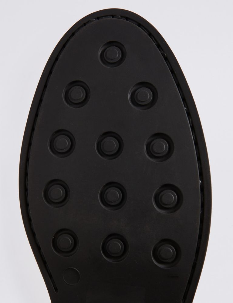 Big & Tall Leather Brogue Chukka Boots 5 of 6