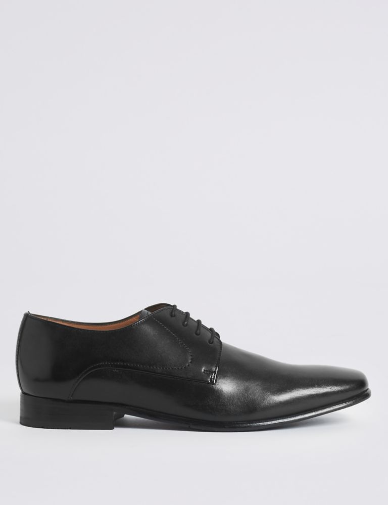 Big & Tall Leather Gibson Lace-up Shoes 2 of 4