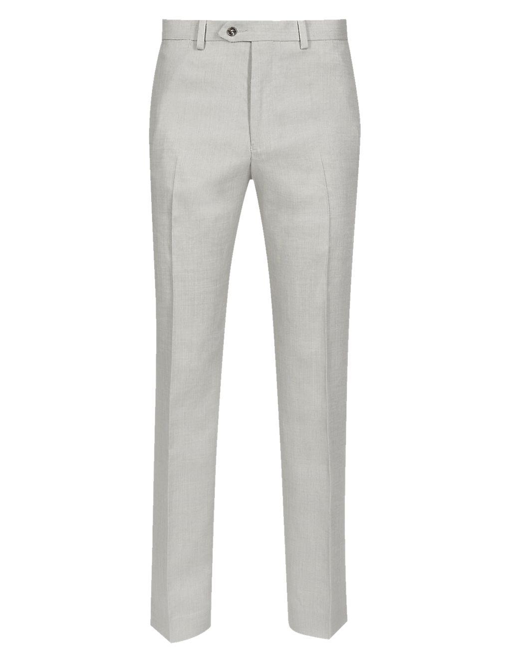 Big & Tall Linen Miracle™ Flat Front Trousers 1 of 3