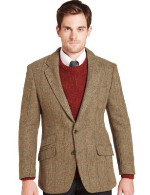 Harris tweed sport on sale coat big and tall