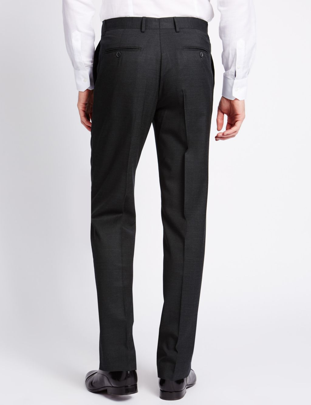 Big & Tall Luxury Pure Wool Trousers 2 of 3