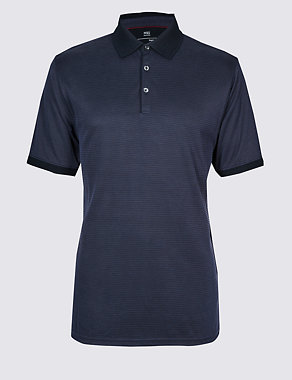 Big & Tall Modal Rich Textured Polo Shirt Image 2 of 4