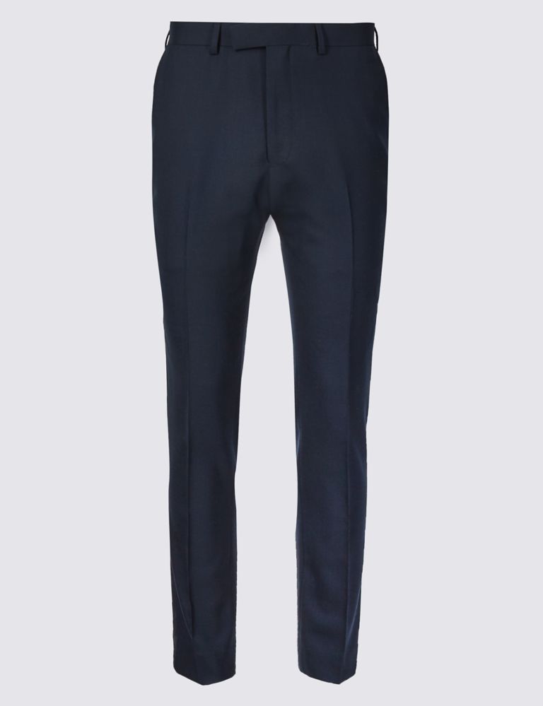 Big & Tall Navy Skinny Fit Wool Trousers 2 of 5